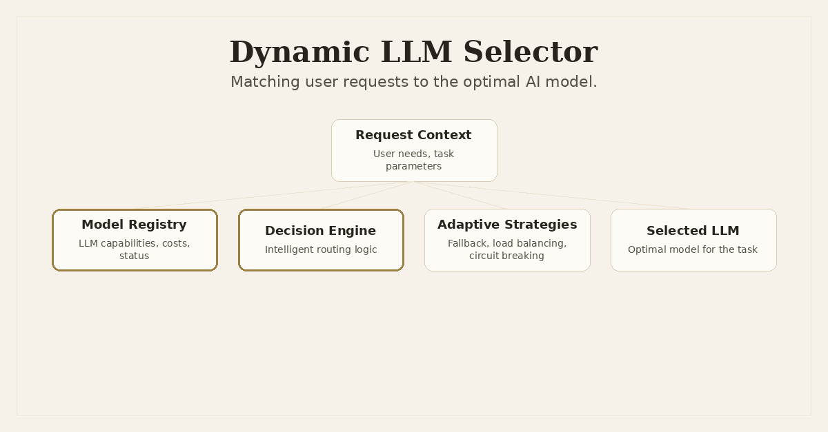 Cover image for Architecting Dynamic LLM Routing: Intelligent Model Selection in Production